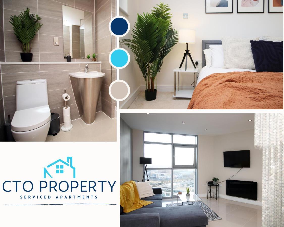 The Skyline - Luxury City Centre Flat With Designated Parking Cardiff Eksteriør billede